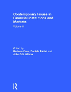 Contemporary Issues in Financial Institutions and Markets: Volume 3