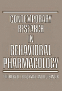 Contemporary Research in Behavioral Pharmacology