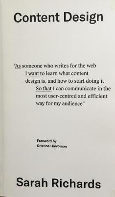 Content Design - Richards, Sarah