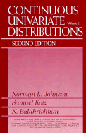 Continuous Univariate Distributions, Volume 2 - Johnson, Norman L, and Kotz, Samuel, and Balakrishnan, Narayanaswamy