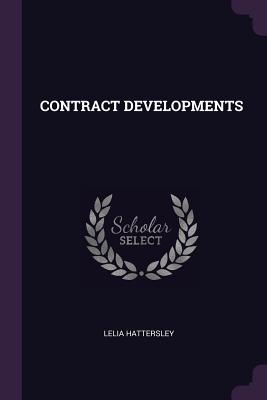 Contract Developments - Hattersley, Lelia