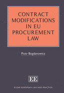 Contract Modifications in Eu Procurement Law