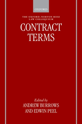 Contract Terms - Peel, Edwin, and Burrows, Andrews