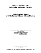 Controlling Cost Growth of NASA Earth and Space Science Missions