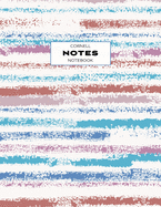 Cornell Notes Notebook: Note Taking with Graph Paper Quad Grid, Index and Numbered Pages, Stripes