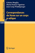 Correspondances de Howe Sur Un Corps P-Adique