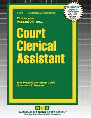Court Clerical Assistant - Passbooks (Compiled by)