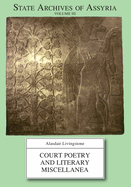 Court poetry and literary miscellanea