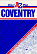 Coventry, Street AZ Plan: Black & White Map + Index to Streets