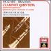 Mozart & Brahms: Clarinet Quintets