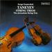 Taneyev: String Trios