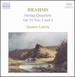 String Quartets in C Minor Op 51 #1