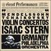 Tchaikovsky, Mendelssohn: Violin Concertos
