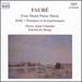 Four Hand Piano Music