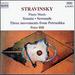 Piano Music: Sonata / Les Cinq Doigts / Chorale