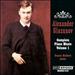 Glazunov: Complete Piano Music, Vol.1