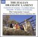 The Italian Dramatic Lament
