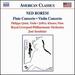 Ned Rorem: Flute Concerto; Violin Concerto