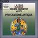 Lassus: Requiem; Magnificat; Motets