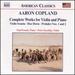 Copland: Works for Violin and Piano (Complete)