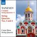 Taneyev: Complete String Quartets, Vol. 2