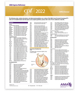 CPT Express Reference Coding Card 2022: Oms/Dental