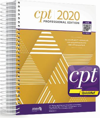 CPT Professional 2020 and CPT Quickref App Bundle - American Medical Association