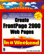 Create FrontPage 2000 Web Pages in a Weekend