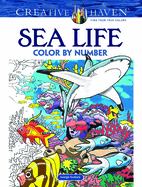 Creative Haven Sea Life Color by Number Coloring Book