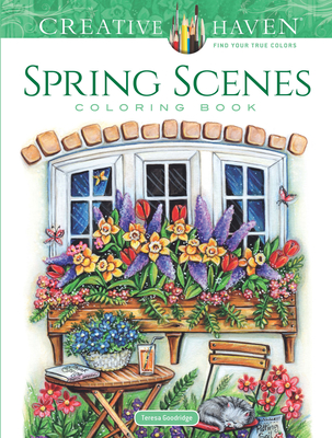 Creative Haven Spring Scenes Coloring Book - Goodridge, Teresa