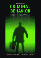 Criminal Behavior: A Psychosocial Approach