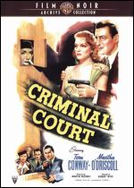 Criminal Court - Robert Wise