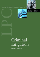 Criminal Litigation