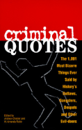 Criminal Quotes - Visible Ink