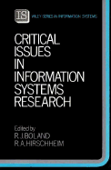 Critical Issues in Information Systems Research