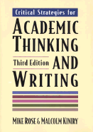 Critical Strategies for Academic Thinking and Writing