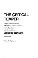 Critical Temper Supplement - Tucker, Martin