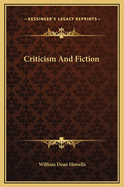Criticism and Fiction