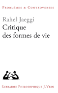 Critique Des Formes de Vie