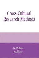 Cross-Cultural Research Methods