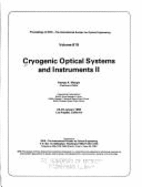 Cryogenic Optical Systems and Instruments - Melugin, R K (Editor)