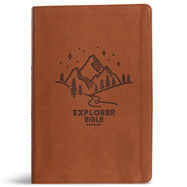 CSB Explorer Bible For Kids, Brown Mountains Leathertouch