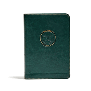 CSB Military Bible, Green Leathertouch