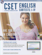 Cset English Subtests I-IV Book + Online