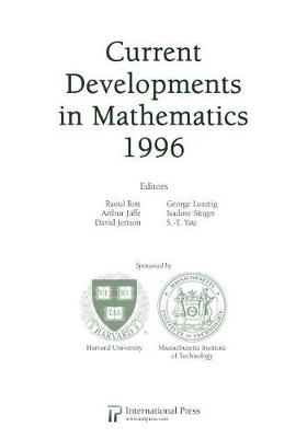 Current Developments In Maths 1996 Vol 2 - Harvard