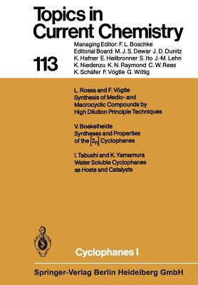 Cyclophanes 1 - V�gtle, F. (Contributions by), and Boekelheide, V. (Contributions by), and Rossa, L. (Contributions by)
