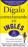 D�galo correctamente en ingl�s: Say It Right In English