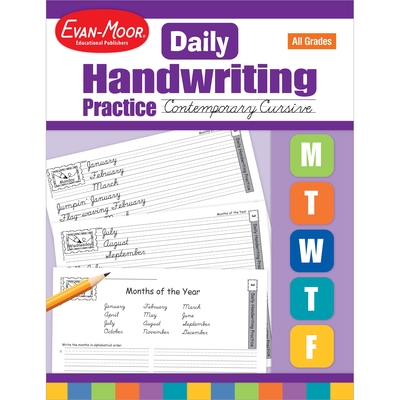 Daily Handwriting Contemporary Cursive Te - Evan-Moor Educational Publishers