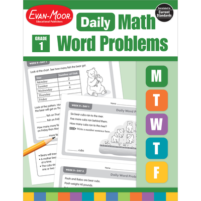 Daily Word Problems, Grade 1 - Evan-Moor Educational Publishers