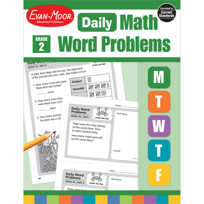 Daily Word Problems, Grade 2 - Evan-Moor Educational Publishers